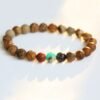 Picture Stone Gold Sand Stone Natural Beaded Bracelet Bracelets 8