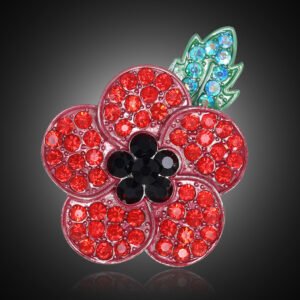 Cartoon Rhinestone Brooch May Plum-shaped Clothing Accessories Other