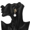 New Fashion Simple Hollow Pearl Women’s Earrings Earrings 9