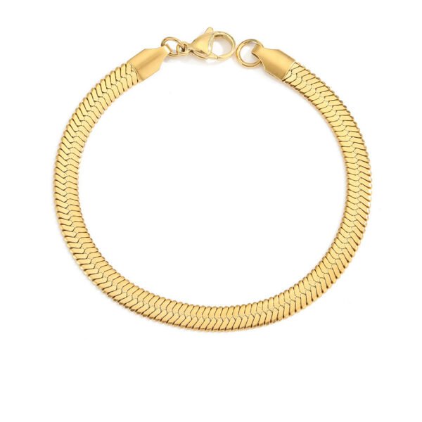 Women’s Stainless Steel Gold Plated Bracelet Bracelets 6