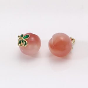 Peach Agate Necklace Bracelet Pendant Necklaces