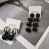Fashion Black Premium Sense Stud Earrings Earrings 8