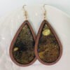 Leopard Print Horsehair Cowhide Earrings Europe And America Earrings 18