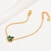 Korean Style Titanium Steel Malachite Bracelet 18K Gold Non-fading Affordable Luxury Fashion Stainless Steel Bracelet Female High Sense Bracelets 15 Korean Style Titanium Steel Malachite Bracelet 18K Gold Non-fading Affordable Luxury Fashion Stainless Steel Bracelet Female High Sense Bracelets 15