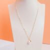 Gold Natural Freshwater Pearl Necklace For Women Necklaces 11