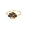 Retro New Shell Shape Ring Trend 18K Gold Plated Rings 17 Retro New Shell Shape Ring Trend 18K Gold Plated Rings 17