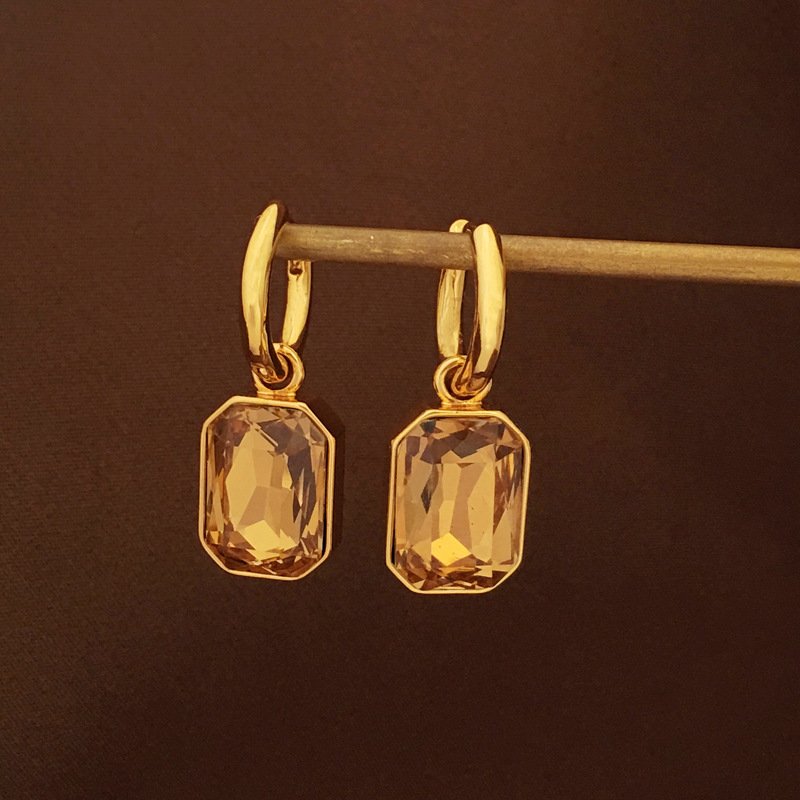 Copper Gold-platedPattern Earrings Retro Design Ear Clip Trendy Earrings 8 Copper Gold-platedPattern Earrings Retro Design Ear Clip Trendy Earrings 8