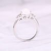 Natural Semi-Precious Moonstone Ring Simple Rings 14