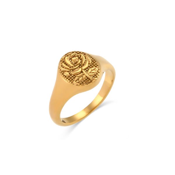 European And American Popular Vintage Pattern Carved Ring Rings 6
