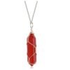 Agate Stone Crystal Pendant Simple Red Agate Necklace Necklaces 12 Agate Stone Crystal Pendant Simple Red Agate Necklace Necklaces 12