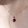 18K Gold Rouge Ruby Necklace Women’s Vintage Necklaces 12 18K Gold Rouge Ruby Necklace Women’s Vintage Necklaces 12