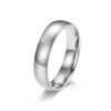 Stainless Steel Diamond Ring 4mm Men And Women Couple Ring Rings 14