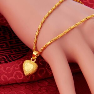 Love Clavicle Chain Gold Necklace For Valentine’s Day Necklaces Love Clavicle Chain Gold Necklace For Valentine’s Day Necklaces