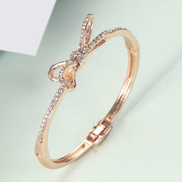 Women’s Bracelets, Diamonds, Bows, Rose Gold Alloy Bracelets Bracelets 6