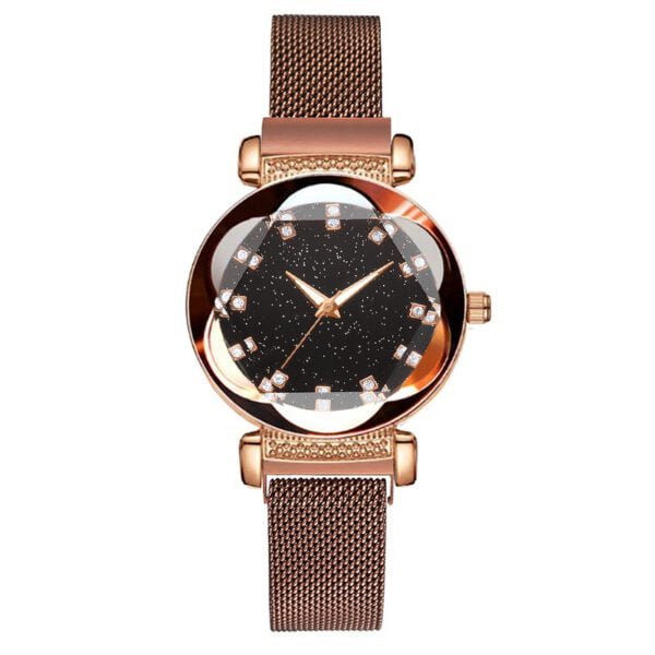 Niche, Vibrato, The Same Watch, Starry Sky Magnet Watch, Rose Gold Watch Head, Big Diamond watches 8