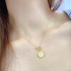 Gold Retro Round Brand Pure Jewelry Necklace Necklaces 12 Gold Retro Round Brand Pure Jewelry Necklace Necklaces 12