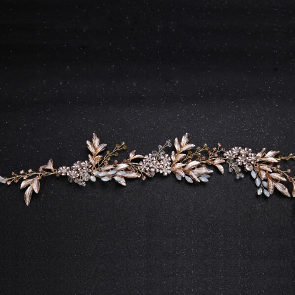 New Handmade Hairband Gold Leaf Headdress Bridal Hair Accessories Bridal Jewelry Accessories 5
