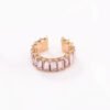 Fashion C-shaped Ear Clip With Colored Diamonds Earrings 16