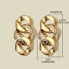 Gold Korean Fashion Personality Earrings Women Earrings 12