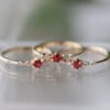 Fashionable Ruby with Diamonds Women’s 16k Gold Engagement Wedding Ring Rings 9 Fashionable Ruby with Diamonds Women’s 16k Gold Engagement Wedding Ring Rings 9