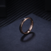 Rose Gold Tungsten Carbide Wedding Rings 8MM/6MM/4MM for man and women Rings 9