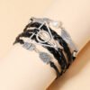 Angel Wings Hand Woven Pu Leather Cord Bracelet Bracelets 10