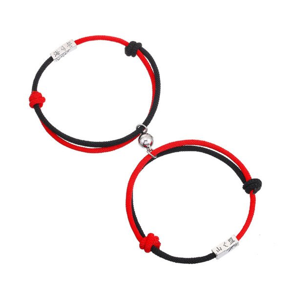 Two-tone Milanese rope couple bracelet Bracelets 3