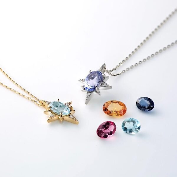 Japanese light luxury jewelry 18k gold necklace Necklaces 4