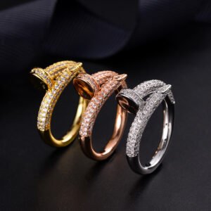 Personality nail ring plating gold trend jewelry Rings