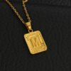 Gold letter necklace Bracelets 4