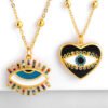 Simple female wild devil’s eye pendant necklace jewelry Necklaces 11