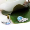 Crystal Angel Wings Super Flashing Gemstone Earrings Earrings 15 Crystal Angel Wings Super Flashing Gemstone Earrings Earrings 15