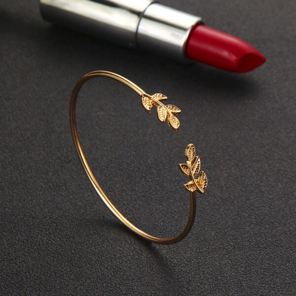 Tocona  T Fashion Bohemia Leaf Knot Hand Cuff Link Chain Charm Bracelet Bangle For Women Gold Bracelets Femme Jewelry 6115 Bracelets 6