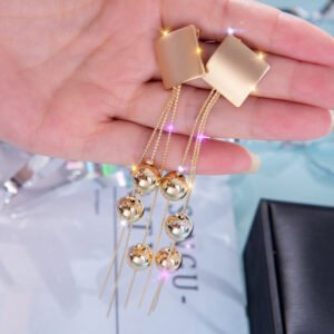 Love crystal net red earrings Earrings