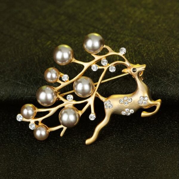 Fawn coral tree leaf pearl breast Christmas 5