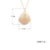 Scallop Conch Shell Pendant Necklace Gold and Silver Clavicle Chain Necklaces 12