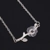 Tree branch Camellia Flower Pendant Necklace Necklaces 7