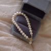 14K Gold Natural Pearl Bracelet Bracelets 11