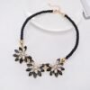 Clavicle Chain Beach Vacation Wind Sun Flower Short Necklace Retro Three Flower Necklace Korean Wholesale Necklaces 14