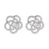 Fashion temperament zircon flower earrings Earrings 20