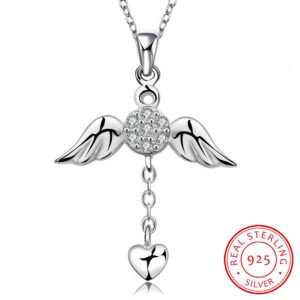 Necklace 18k White Gold Electroplating Fine Jewelry Pendant Necklaces