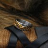 New Viking Style Stainless Steel Gold Dragon-shape Crow Ring Ring Rings 13