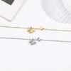 Gold Butterfly Anklet Single Chain Anklets 10