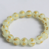 Glowing Night Pearl Beads Bracelet Hot Gold Night Pearl Fluorite Jewelry Natural Six-Word Mantra Night Gemstone Bracelet Bracelets 12