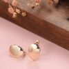 Rose Gold Simple Oval Earrings For Women Earrings 11
