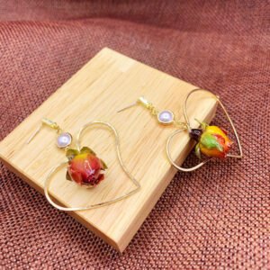 Autumn And Winter Wild Flower Earrings Mori Series Earrings