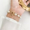Round Gold Bracelet Pearl Bracelet Bracelets 15 Round Gold Bracelet Pearl Bracelet Bracelets 15