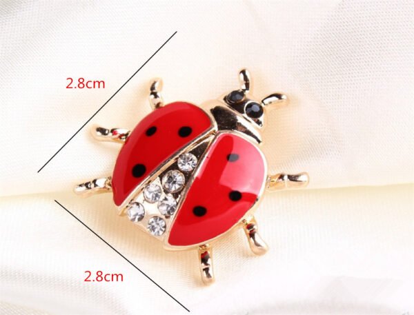 Cartoon ladybug alloy brooch Other 6