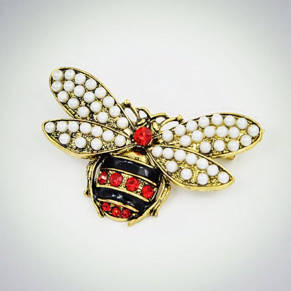 Retro cute little bee brooch Accessories 5
