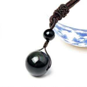 Obsidian Celestial Eye Necklace Necklaces